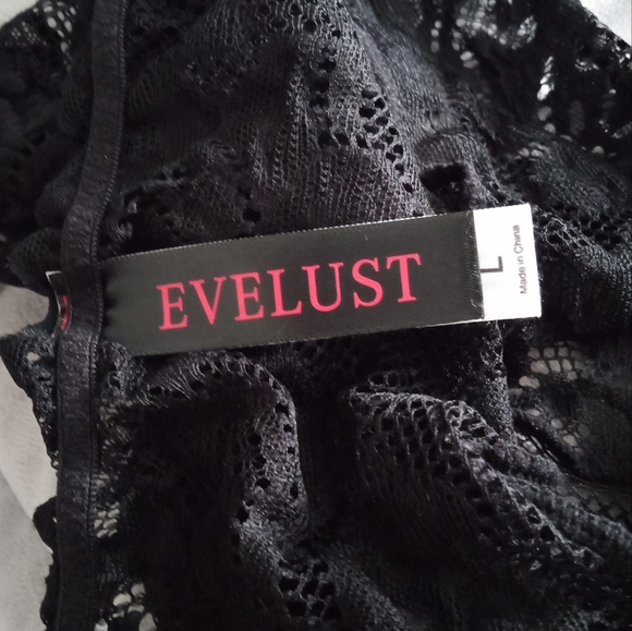 Evelust Black Lace Teddy - Picture 4 of 8